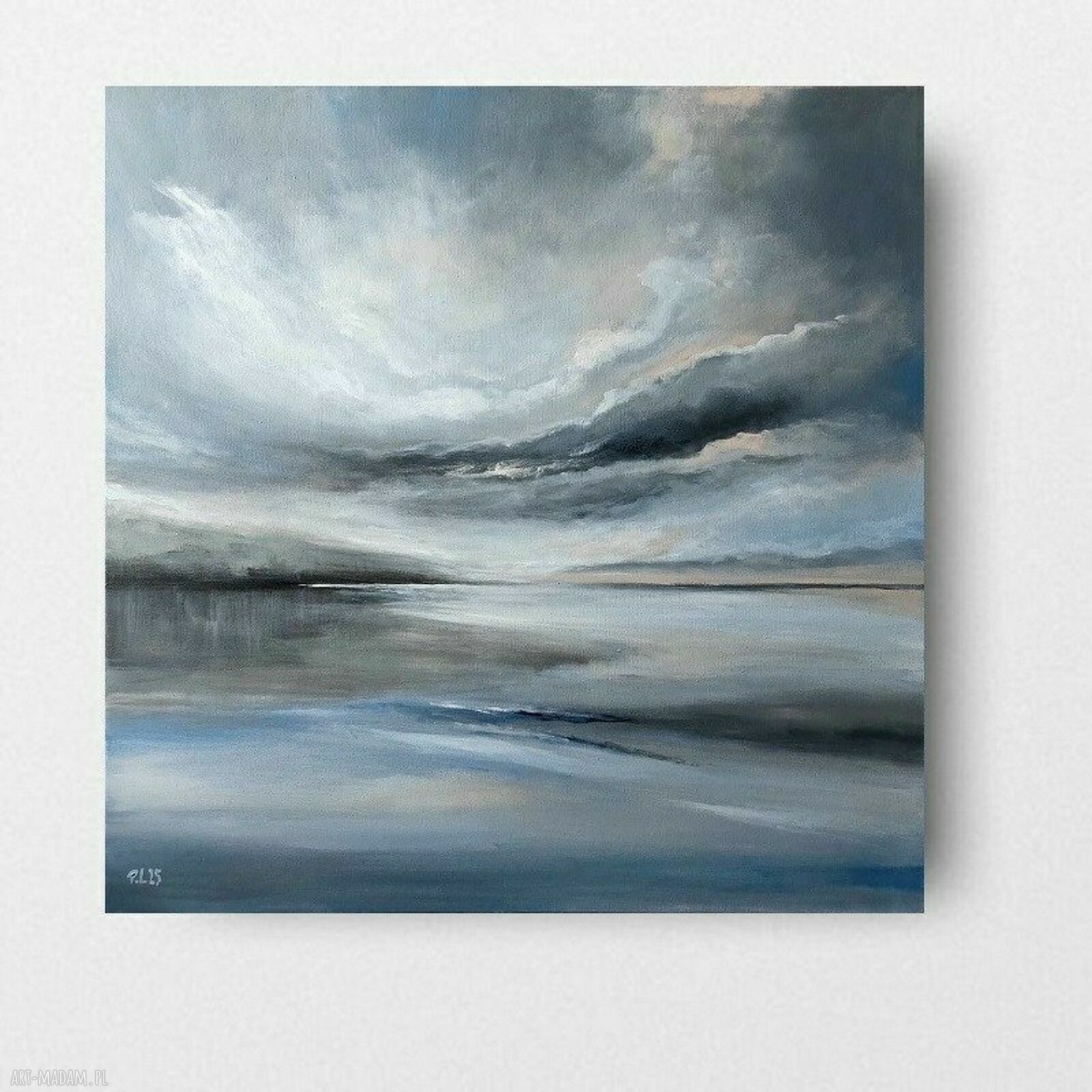Morze - obraz akrylowy 70x70 cm kwadrat gotowy do powieszenia