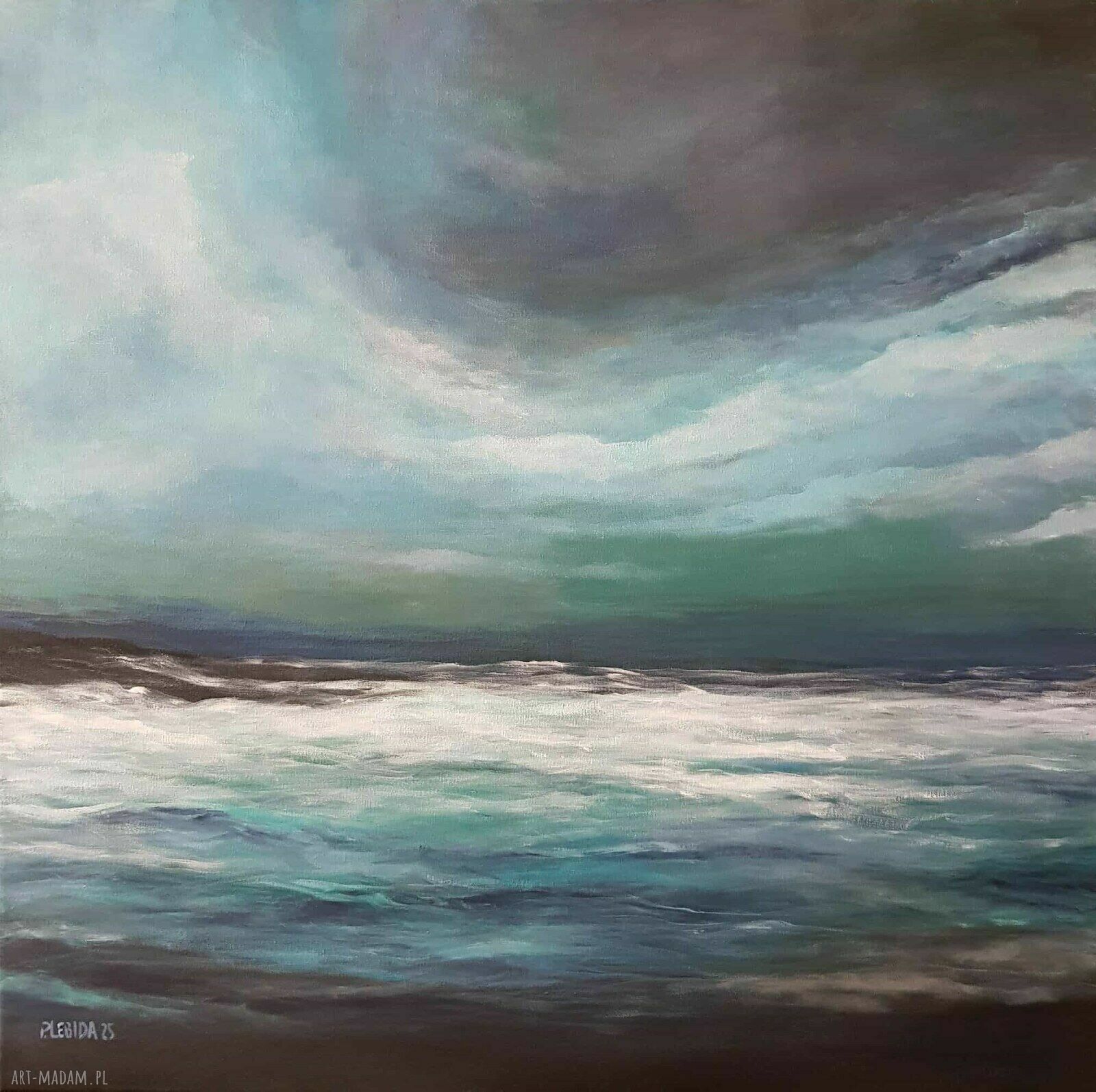 MORZE - obraz akrylowy 70x70 cm, gotowy do zawieszenia