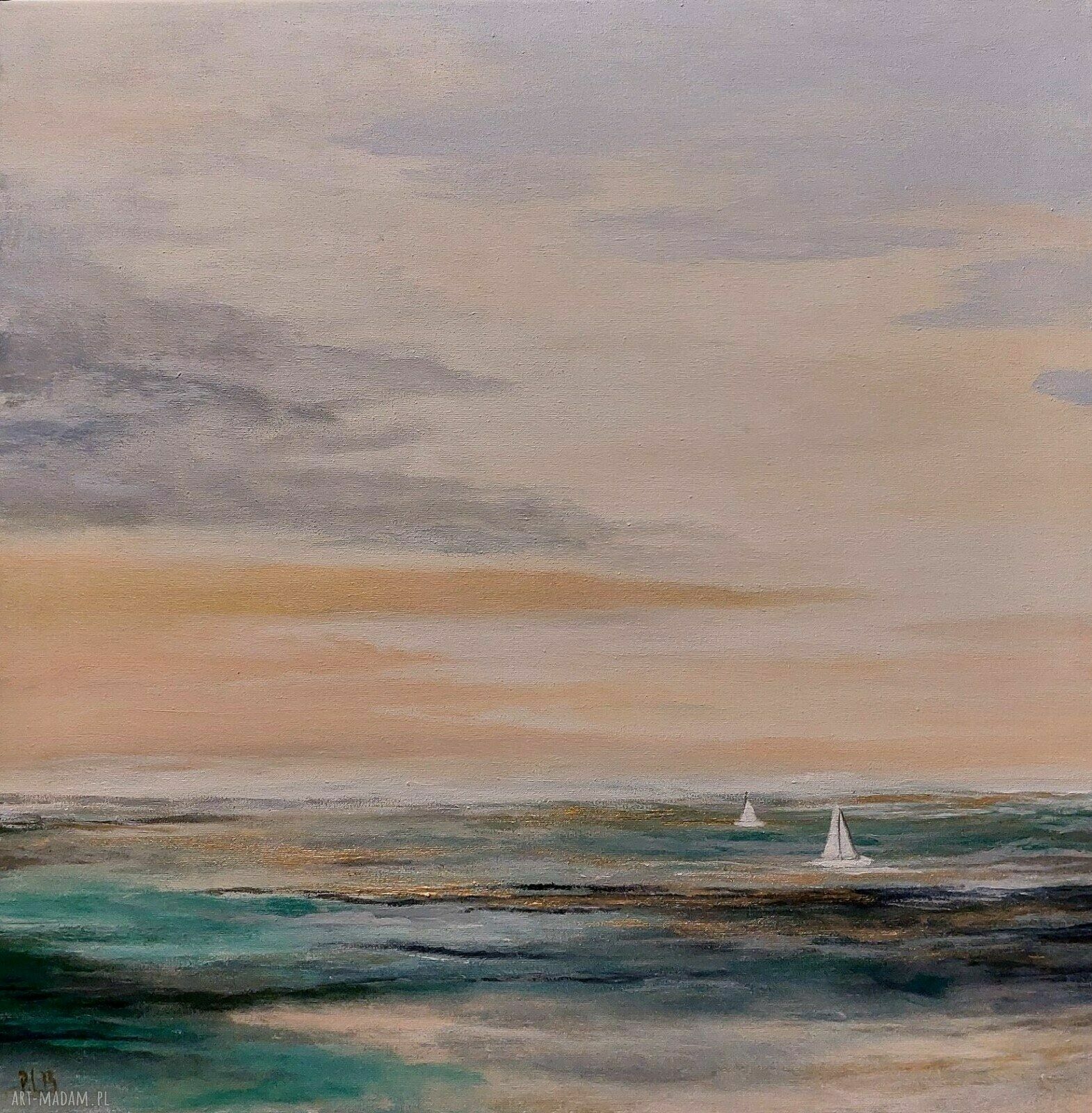 Morze - akrylowy obraz 50x50 cm na płótnie