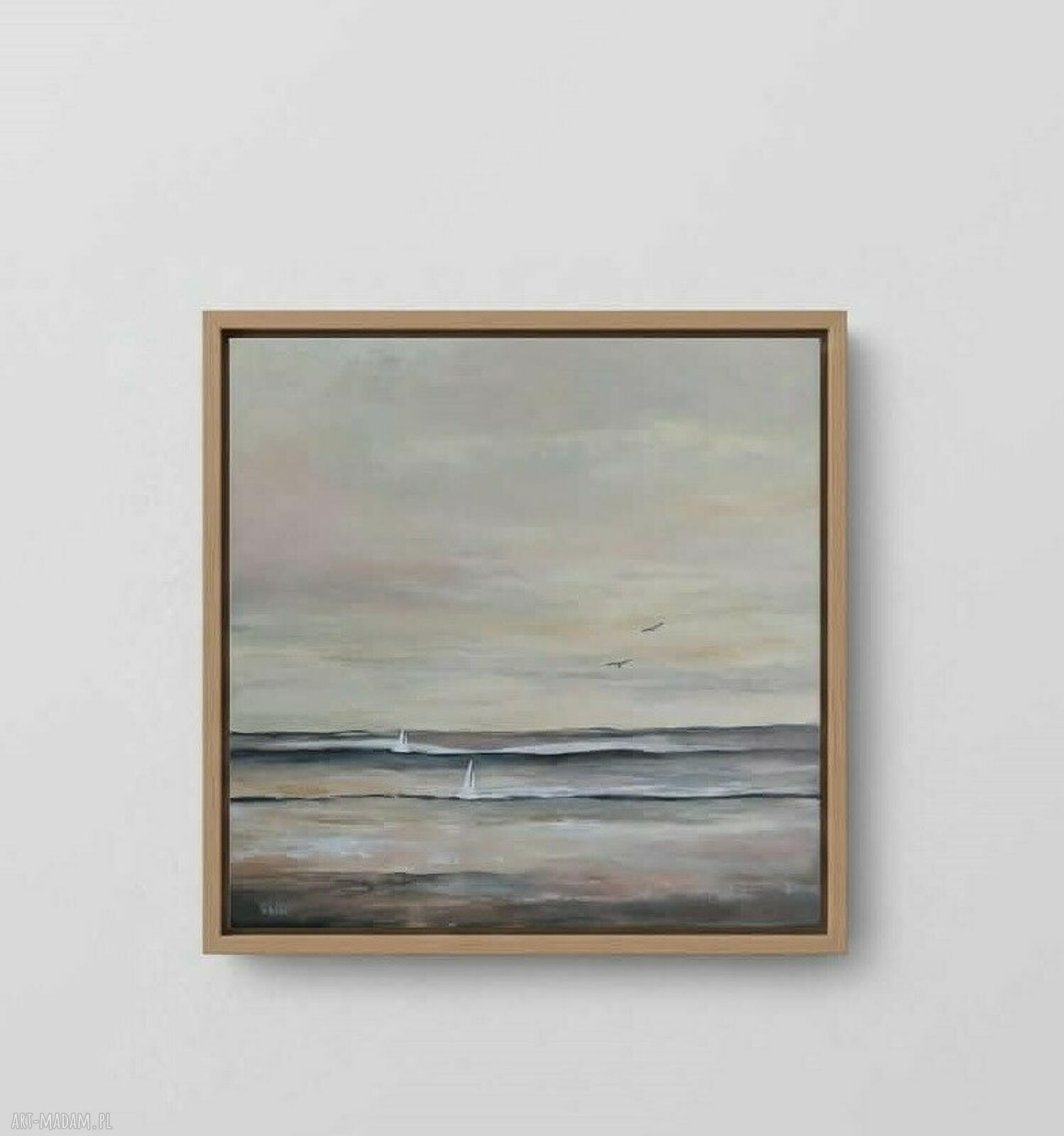 Morze - obraz akrylowy 40x40 cm
