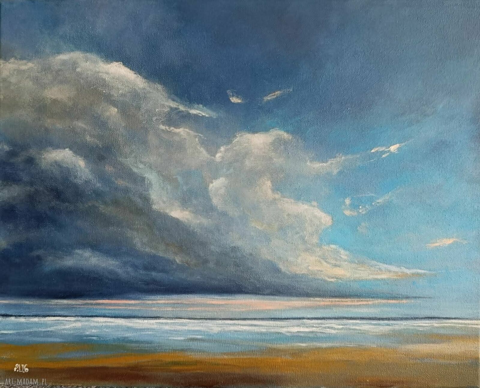 Morze - obraz akrylowy na płótnie 40/50 cm