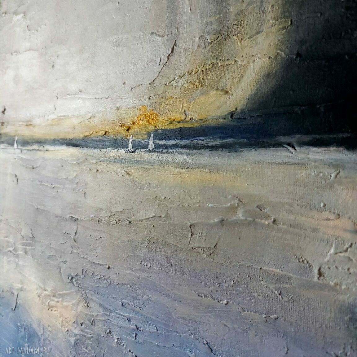 Morze - obraz akrylowy 60x50 cm na płótnie