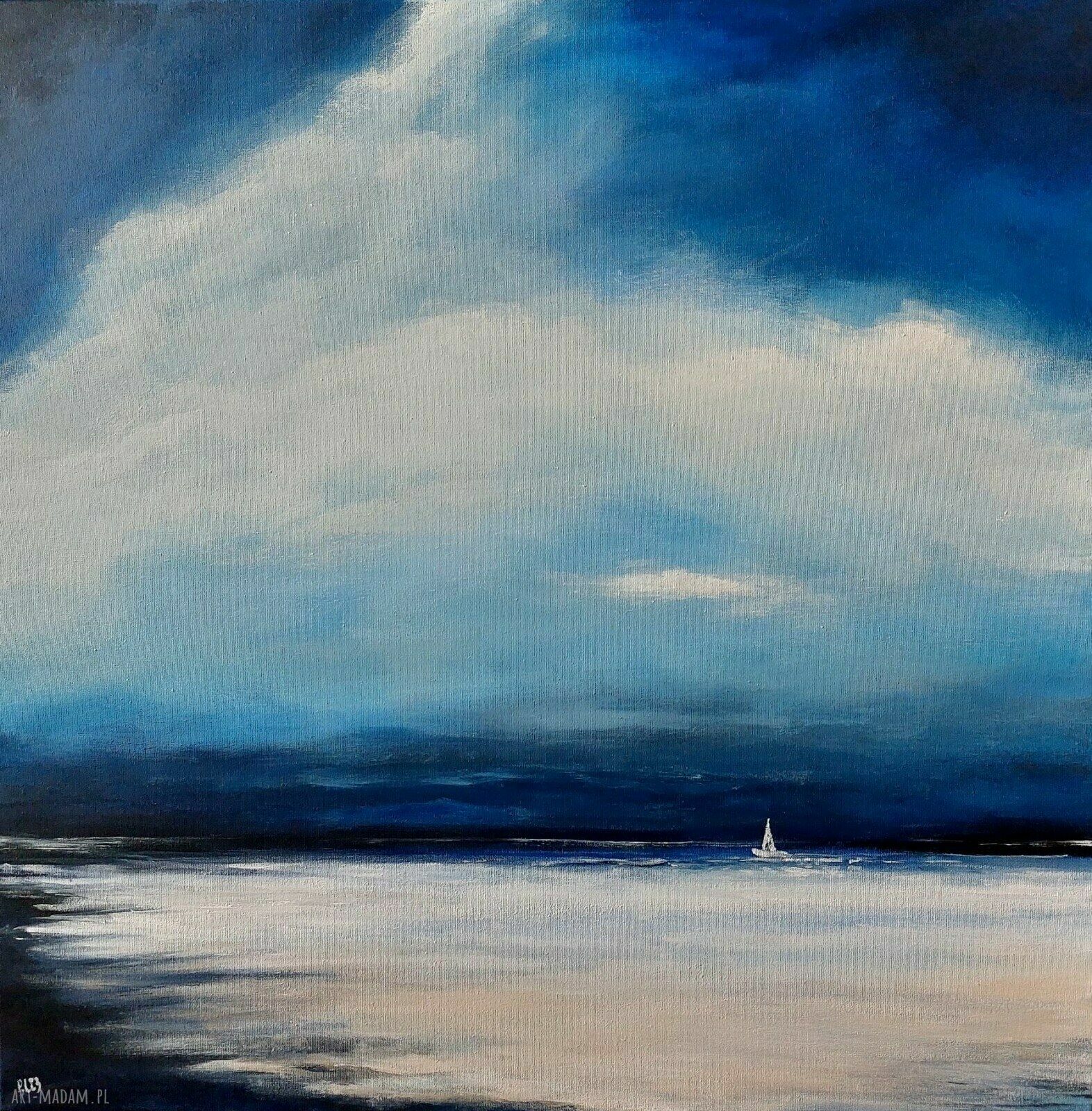 Morze - obraz akrylowy 60x60 cm, gotowy do zawieszenia (bez ramy)