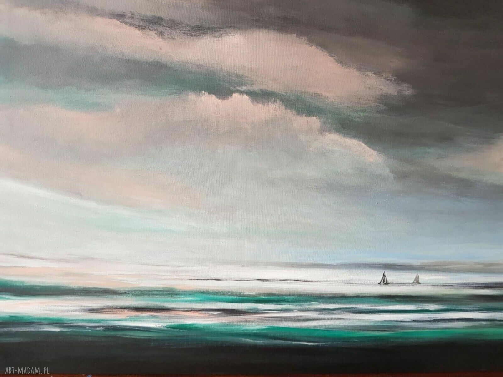 Morze - obraz akrylowy 70x100 cm