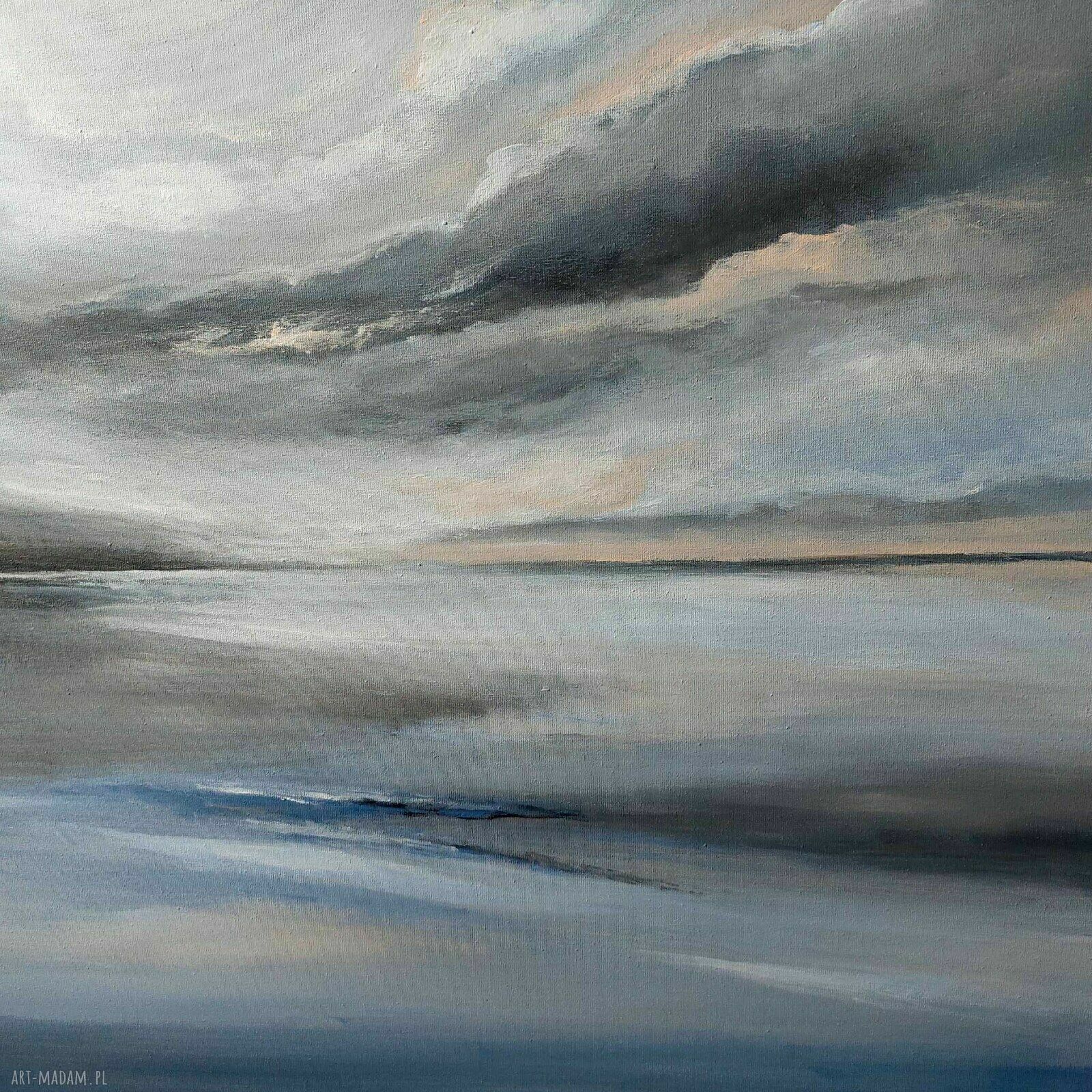 Morze - obraz akrylowy 70x70 cm (kwadrat) gotowy do powieszenia