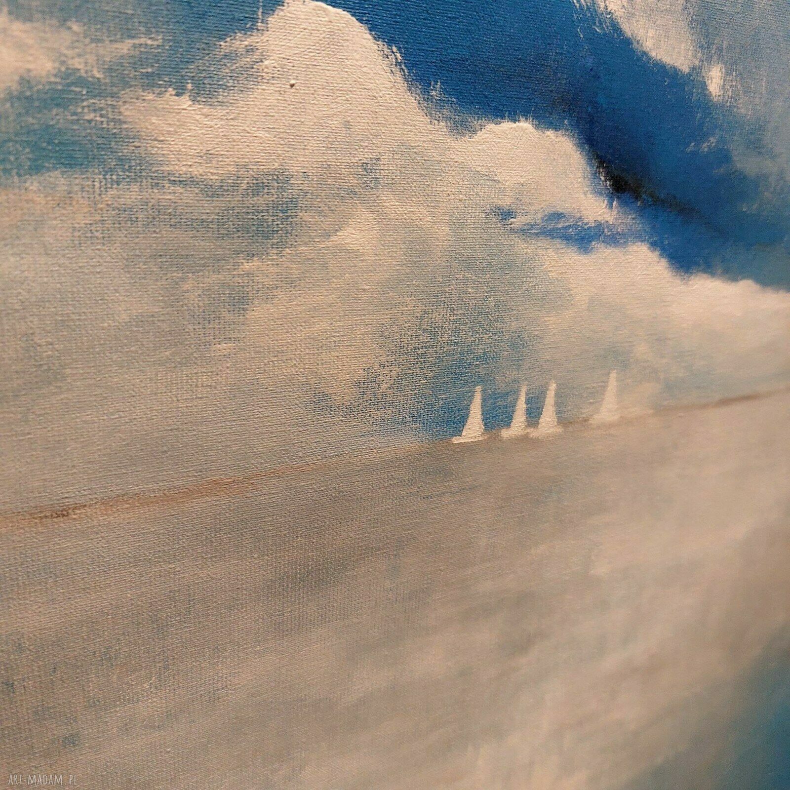 Morze - obraz akrylowy 40x50 cm na płótnie