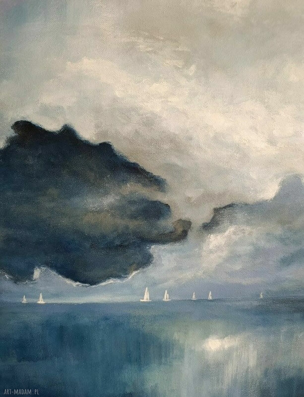 Morze - obraz akrylowy 50x60 cm, gotowy do powieszenia