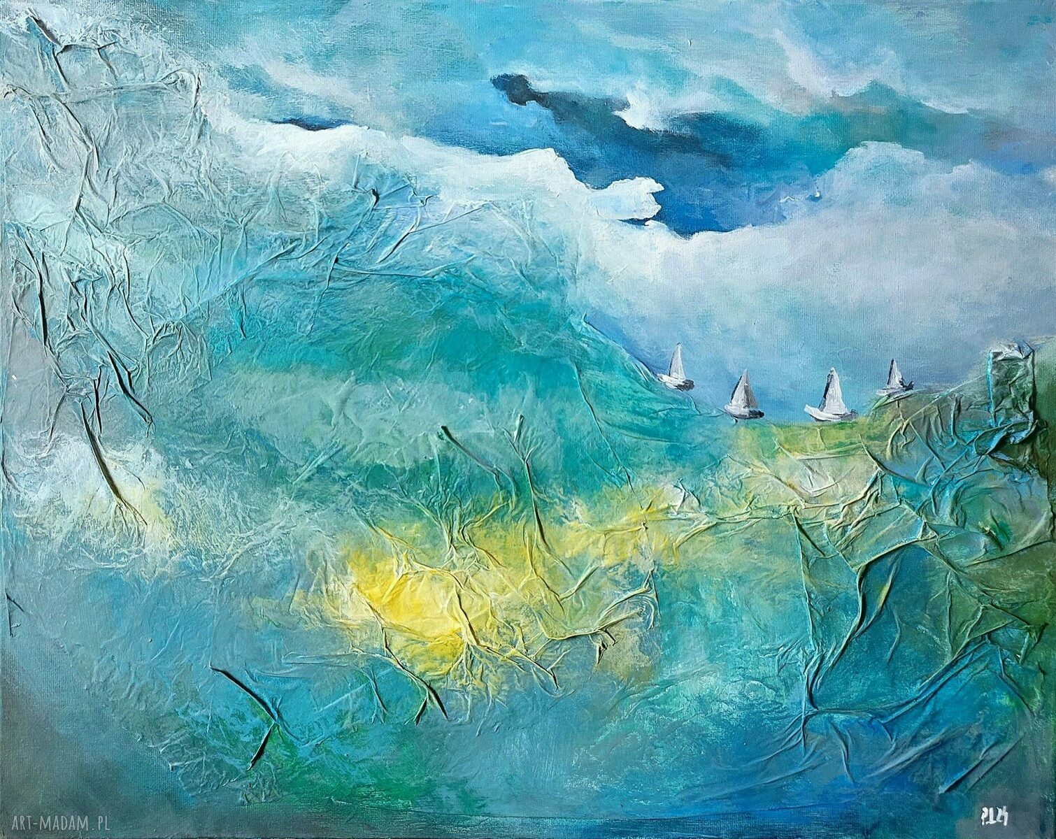 Morze - obraz akrylowy na płótnie 40/50 cm