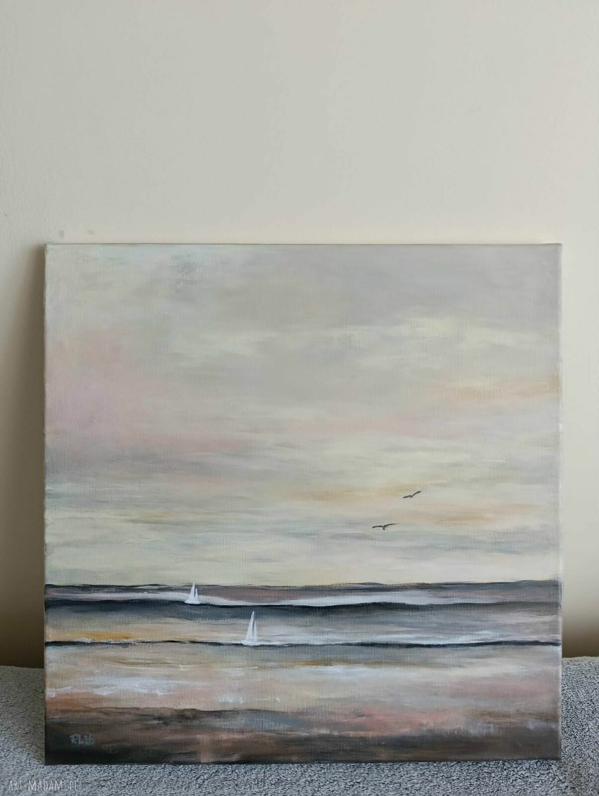 Morze - obraz akrylowy 40x40 cm