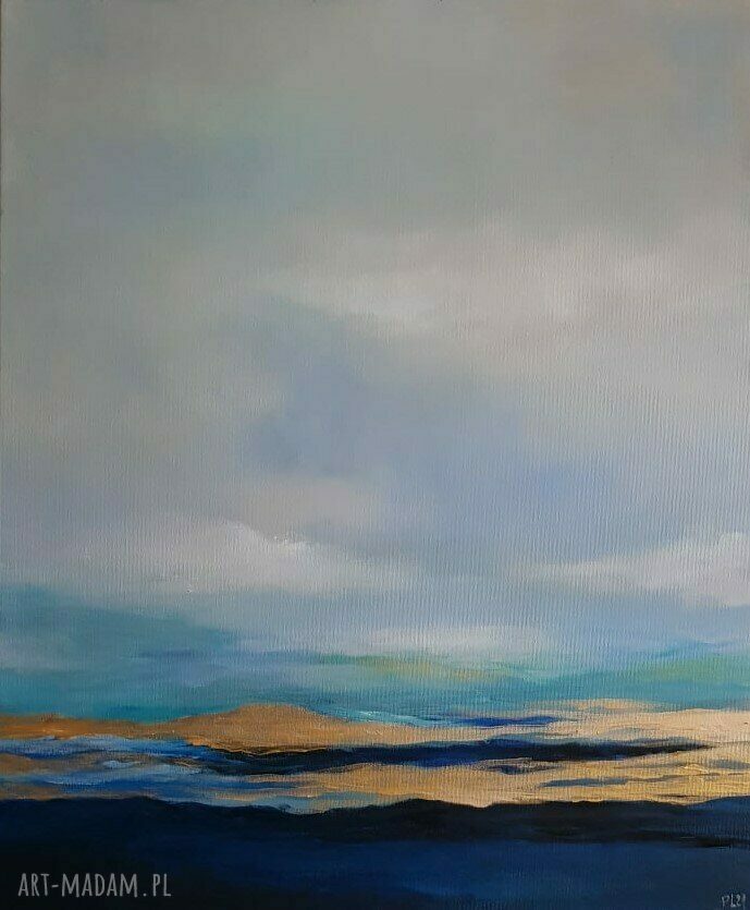 Morze - nowoczesny obraz akrylowy 50 x 60 cm na płótnie