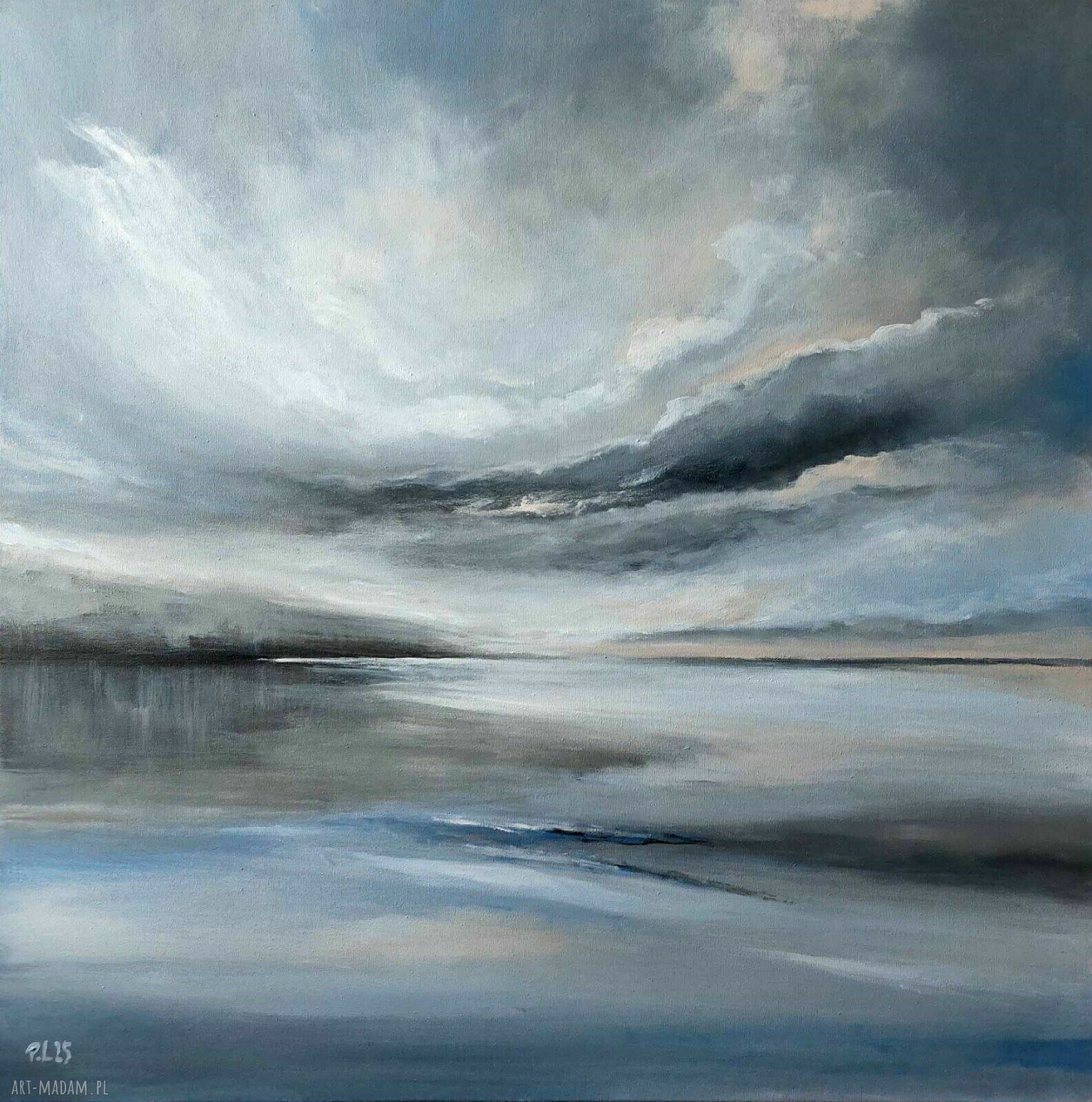 MORZE - obraz akrylowy 70x70 cm (kwadrat) na płótnie