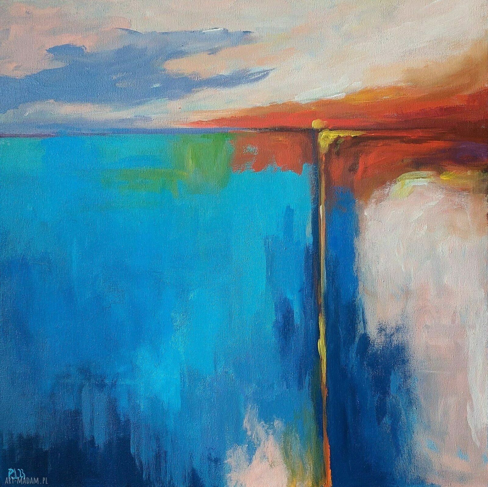 Morze - obraz akrylowy 40x40 cm (kwadrat)