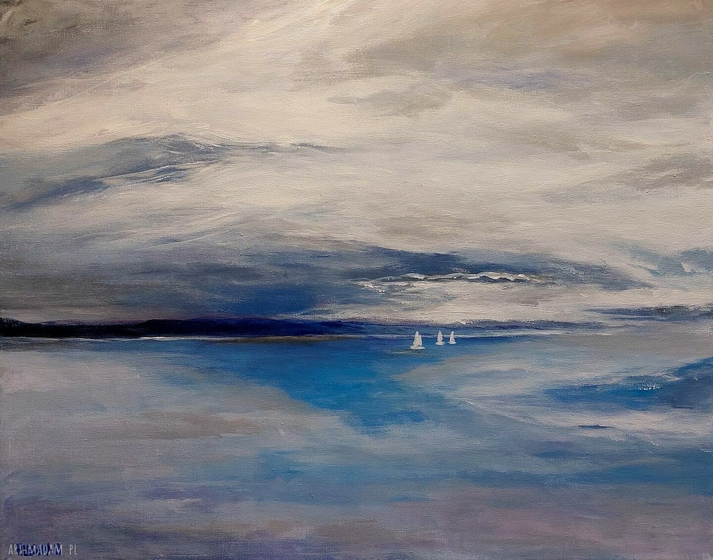 Obraz „Morze” - akrylowy 50x40 cm na płótnie, gotowy do powieszenia