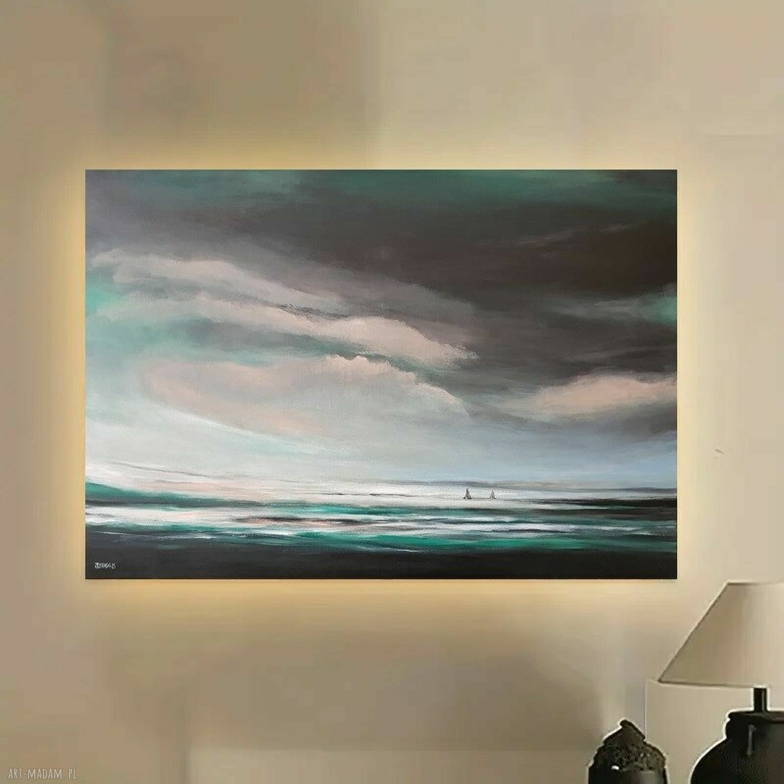 Morze - obraz akrylowy 70x100 cm