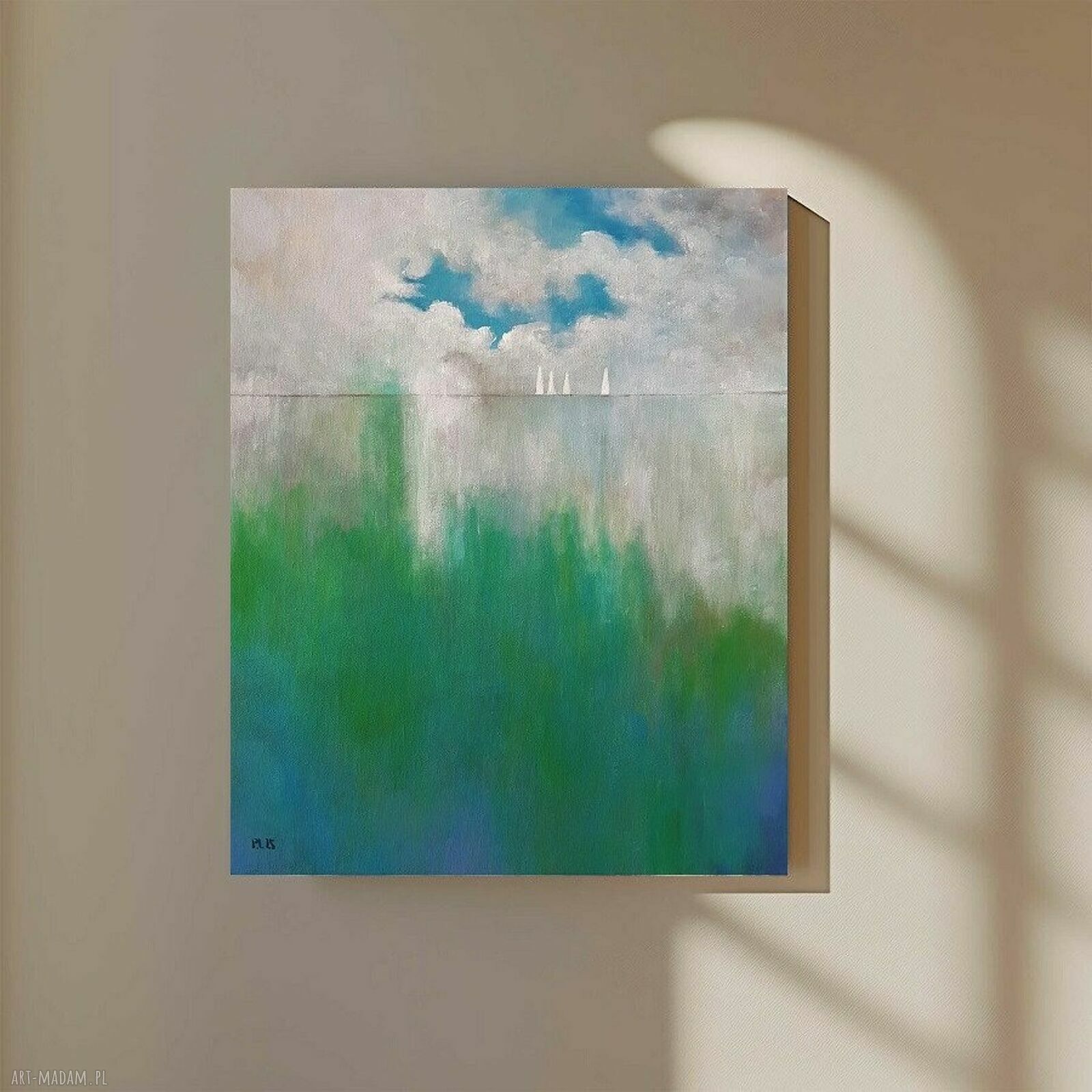 Obraz akrylowy „Morze” 50x40 cm - gotowy do zawieszenia, sygnowany