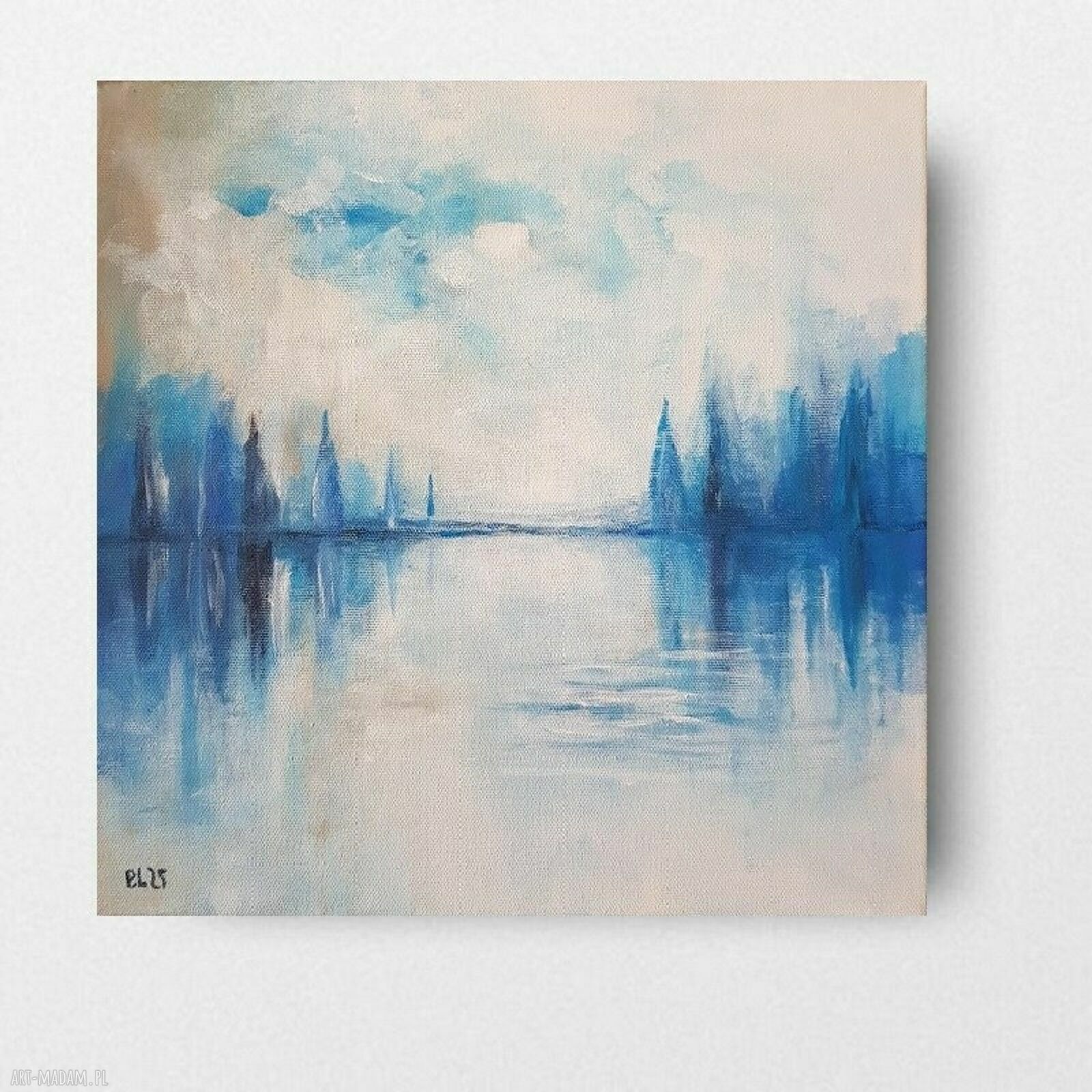 MORZE - obraz akrylowy 30x30 cm (kwadrat) gotowy do zawieszenia