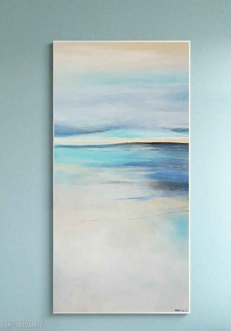 Morze - pejzaż - obraz akrylowy 50 x 100 cm