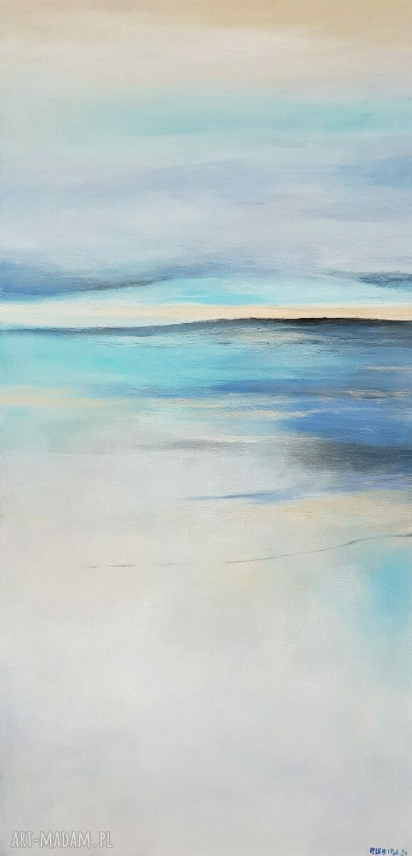 Morze - pejzaż - obraz akrylowy 50 x 100 cm