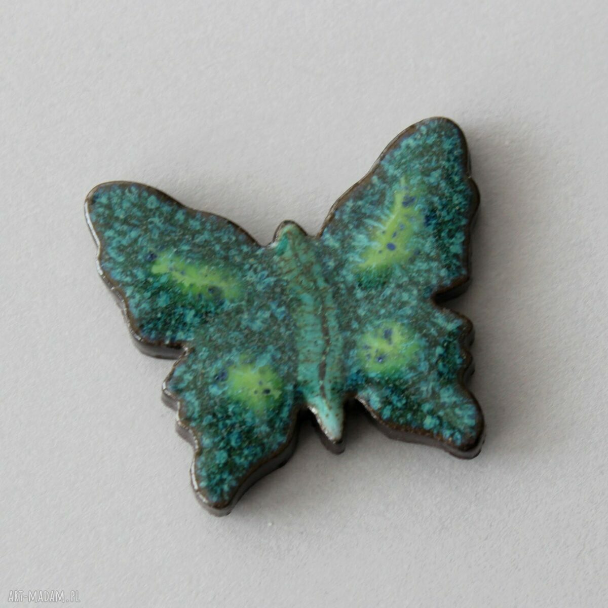 Motyl - ręcznie robiona broszka ceramiczna w stylu skandynawskiego minimalizmu