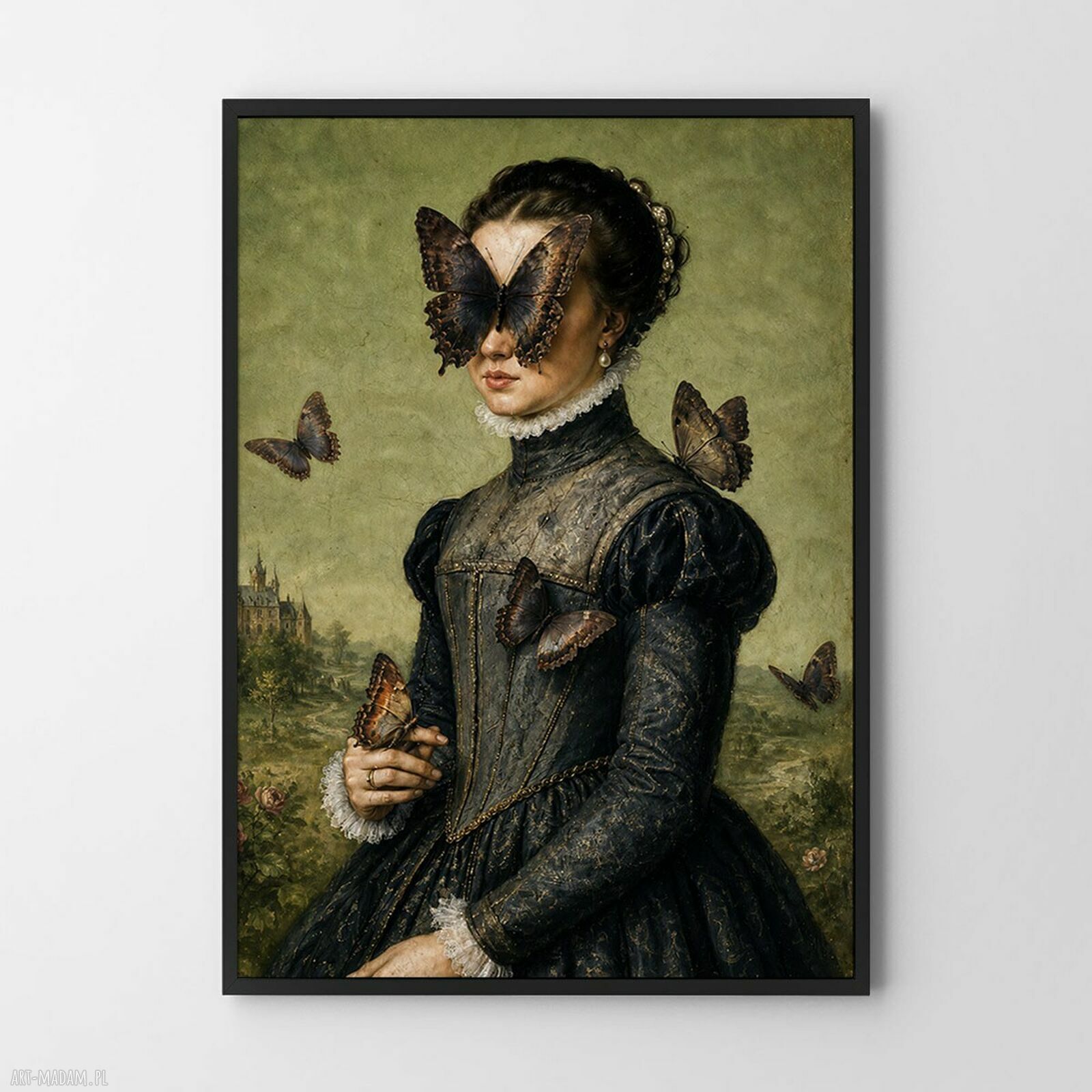 Plakat z motylami 40x50 cm - artystyczna dekoracja ścienna