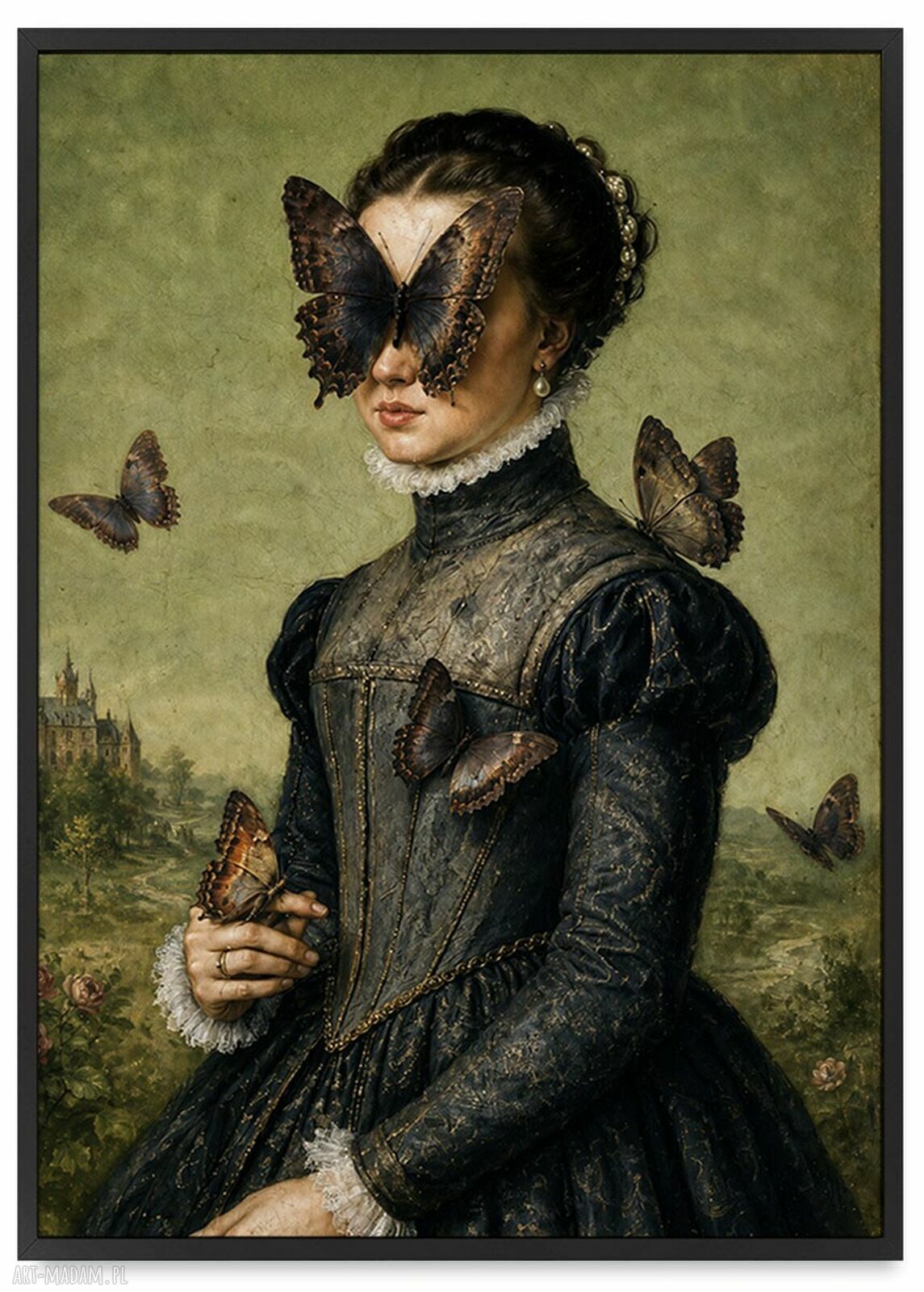 Plakat Motyle Sztuka 50x70 cm - dekoracja do salonu