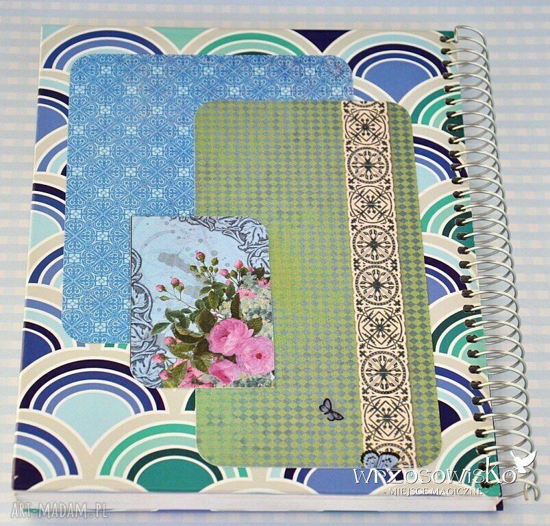 Motyli notatnik HandMade