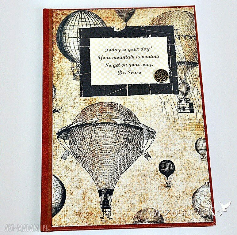 Today your day kalendarz 2015 2019 vintage balony motywujący