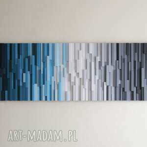 wood light factory mozaika 3d obraz drewniany arktyka