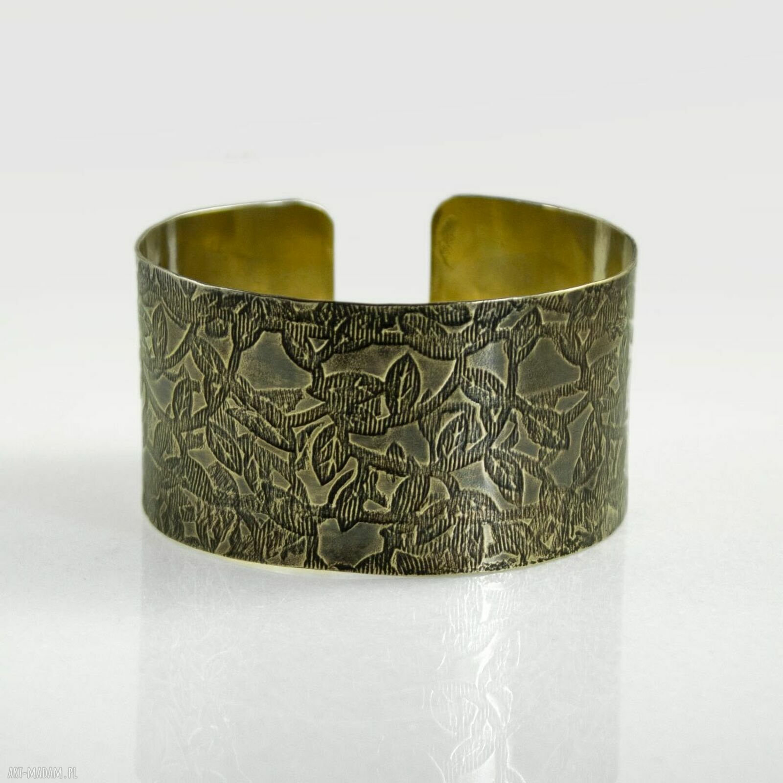 Mozaika - mosiężna bransoletka 2506-03 OOAK