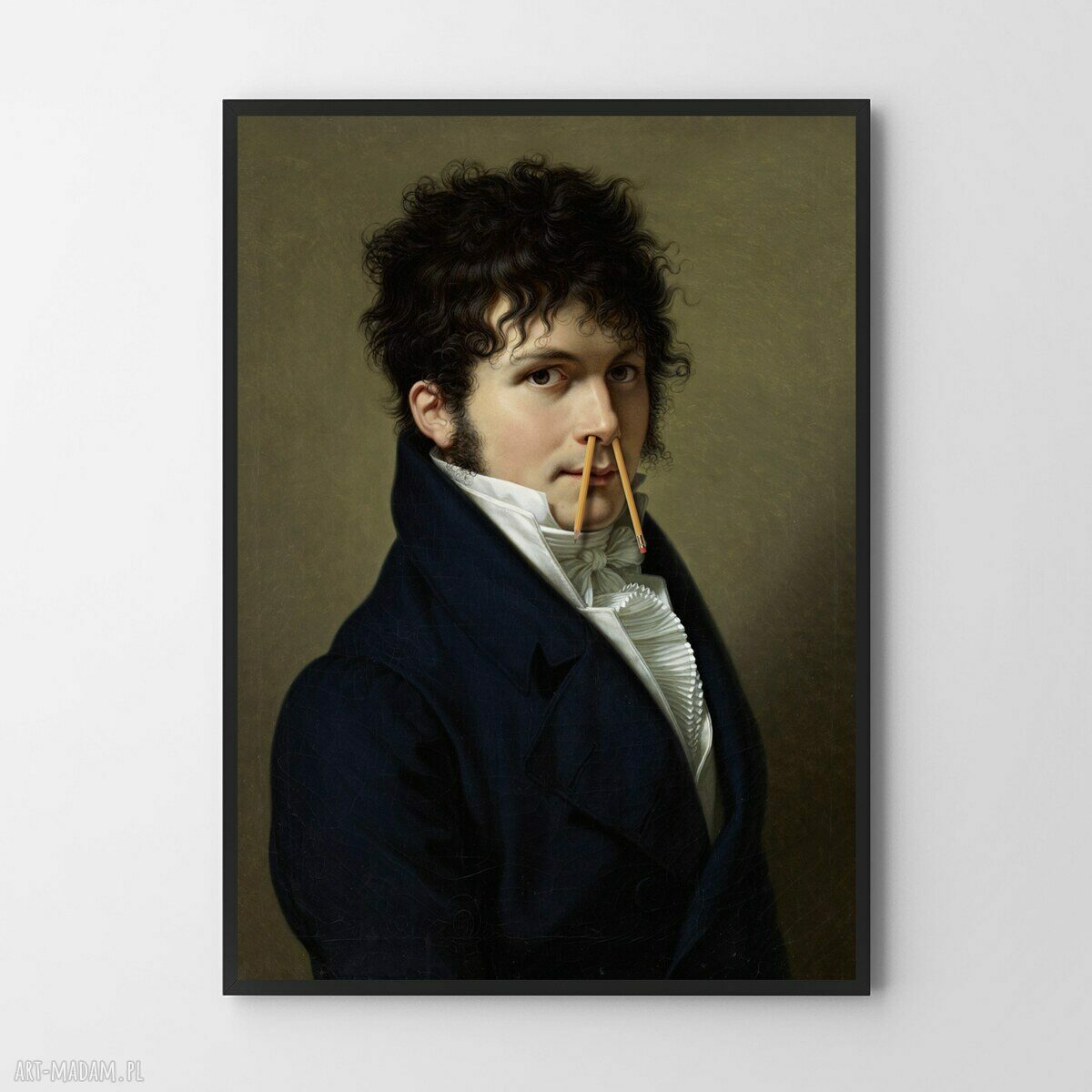 Mr Pencil - plakat 30x40 cm do sypialni i salonu na prezent