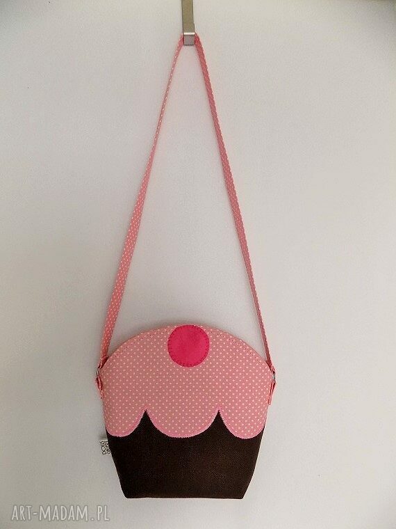 Listonoszka muffinka - mini torebka handmade dla dziewczynki