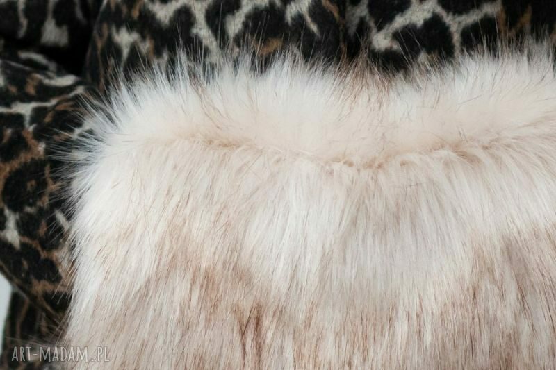 Mufka z futra w odcieniach brązu - elegancki prezent dla niej