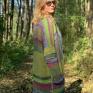 sweter swetry multicolors kardigan autumn forest