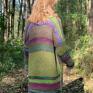 swetry sweter multicolors kardigan autumn forest