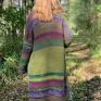 swetry sweter multicolors kardigan autumn forest