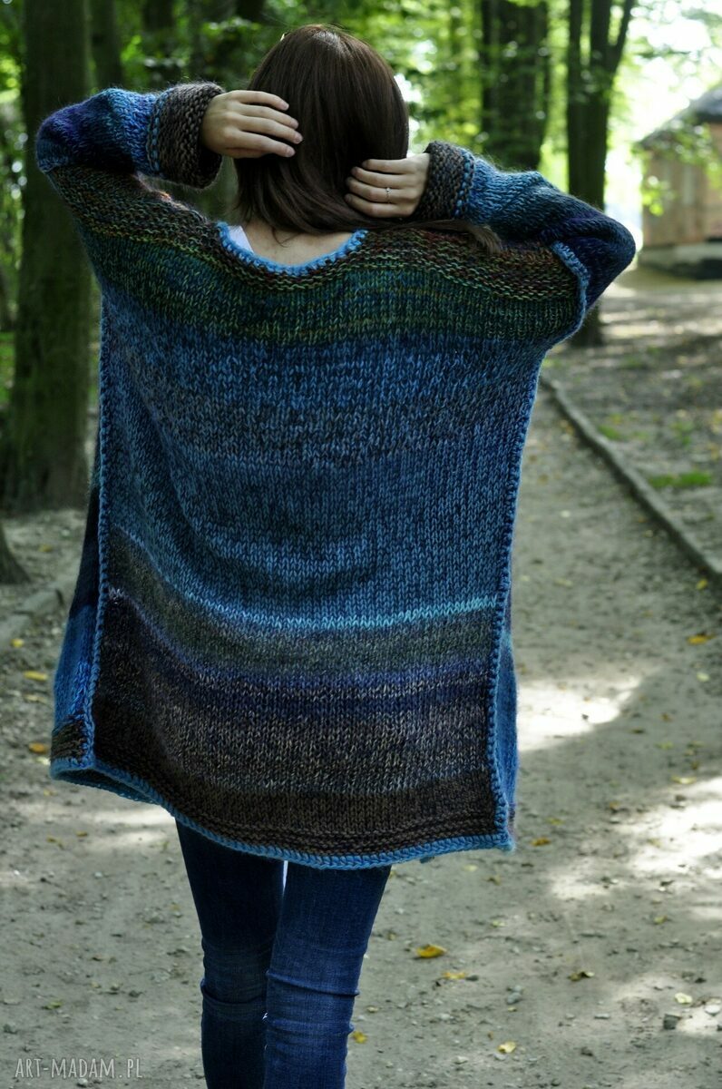 multikolors sweater REZERWACKA P. IWONA Ręcznie wykonane