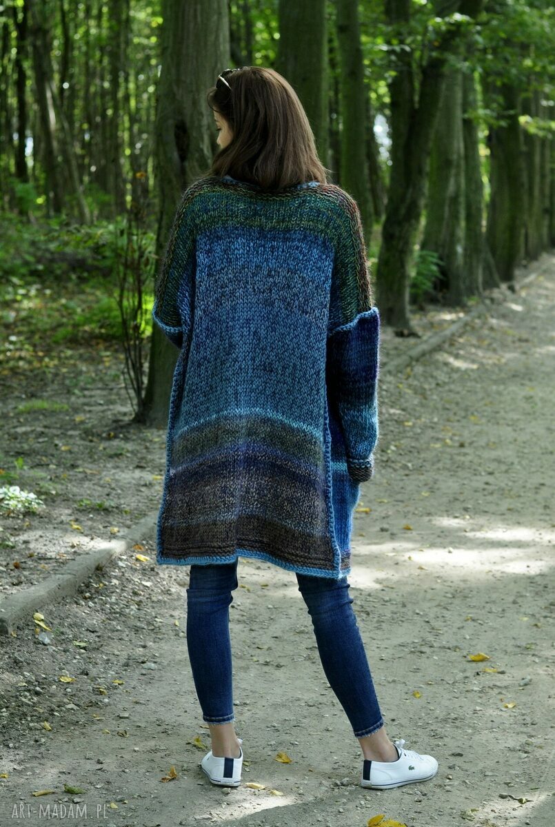 multikolors sweater REZERWACKA P. IWONA Ręcznie wykonane