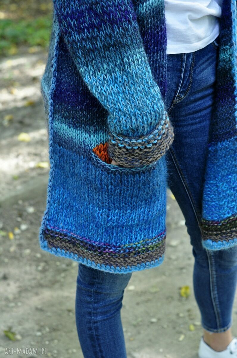 multikolors sweater REZERWACKA P. IWONA Ręcznie wykonane