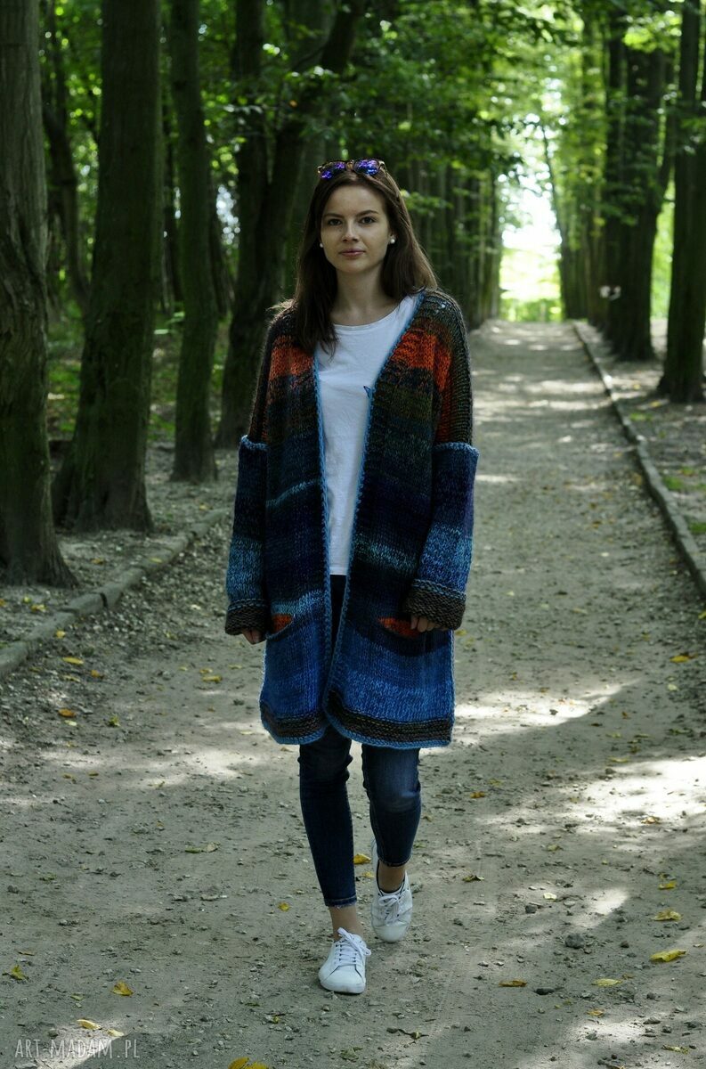 multikolors sweater REZERWACKA P. IWONA Ręcznie wykonane