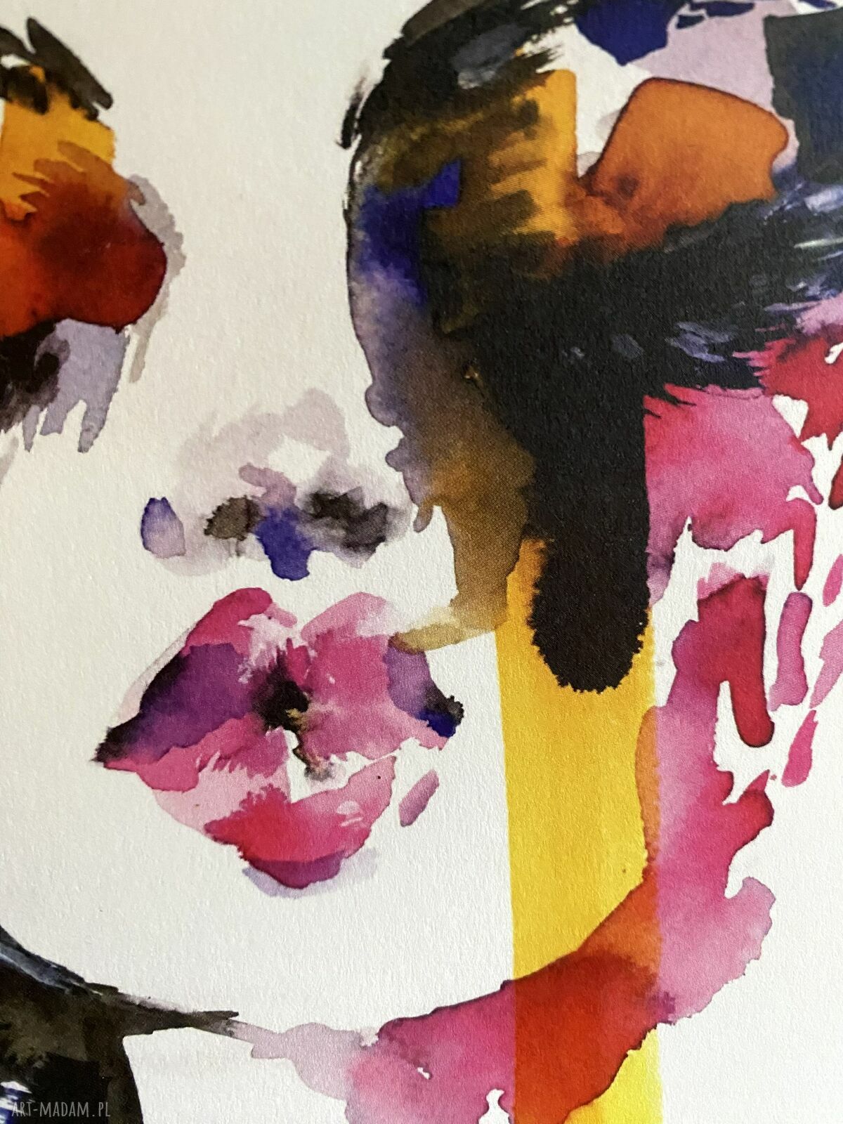 Muse 3 - ilustracja modowa w rozmiarze pocztówki (105 x 148 mm)