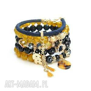 mustard and dark blue 06 05 24 - set - niebieskie