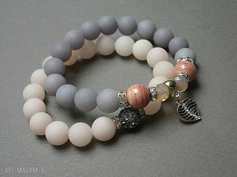 Grey and peach vol. 13 /25 03 2016/ duo ręcznie zrobione