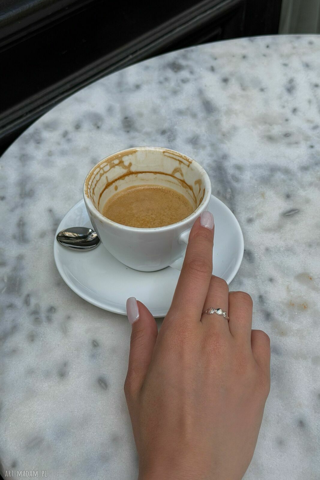 pierścionki: Pierścionek z różowego złota z muszelkami Ręcznie zrobione