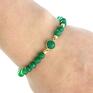 eleganckie bransoletki agat my precious - green agate with