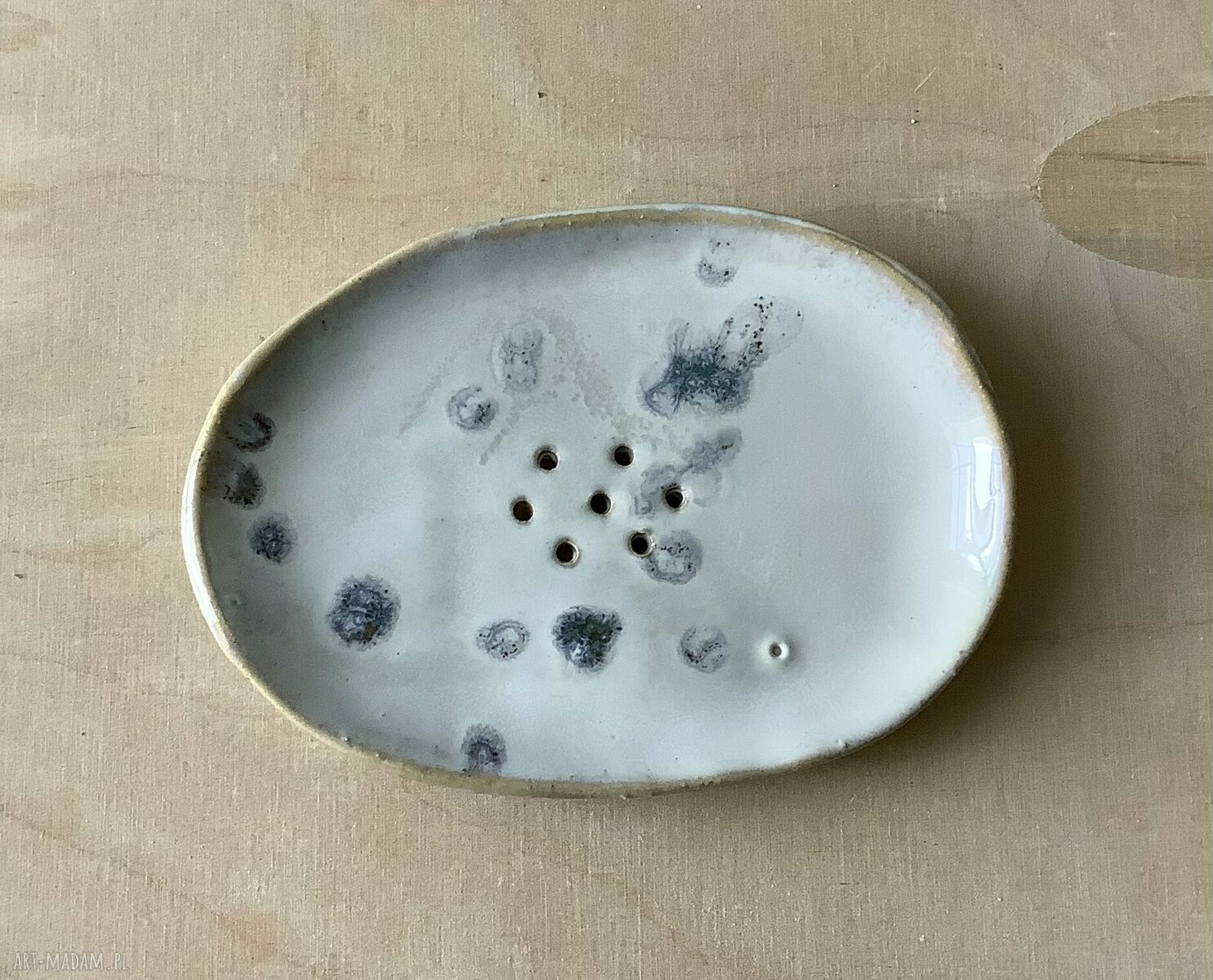 Ceramiczna mydelniczka „Po deszczu”