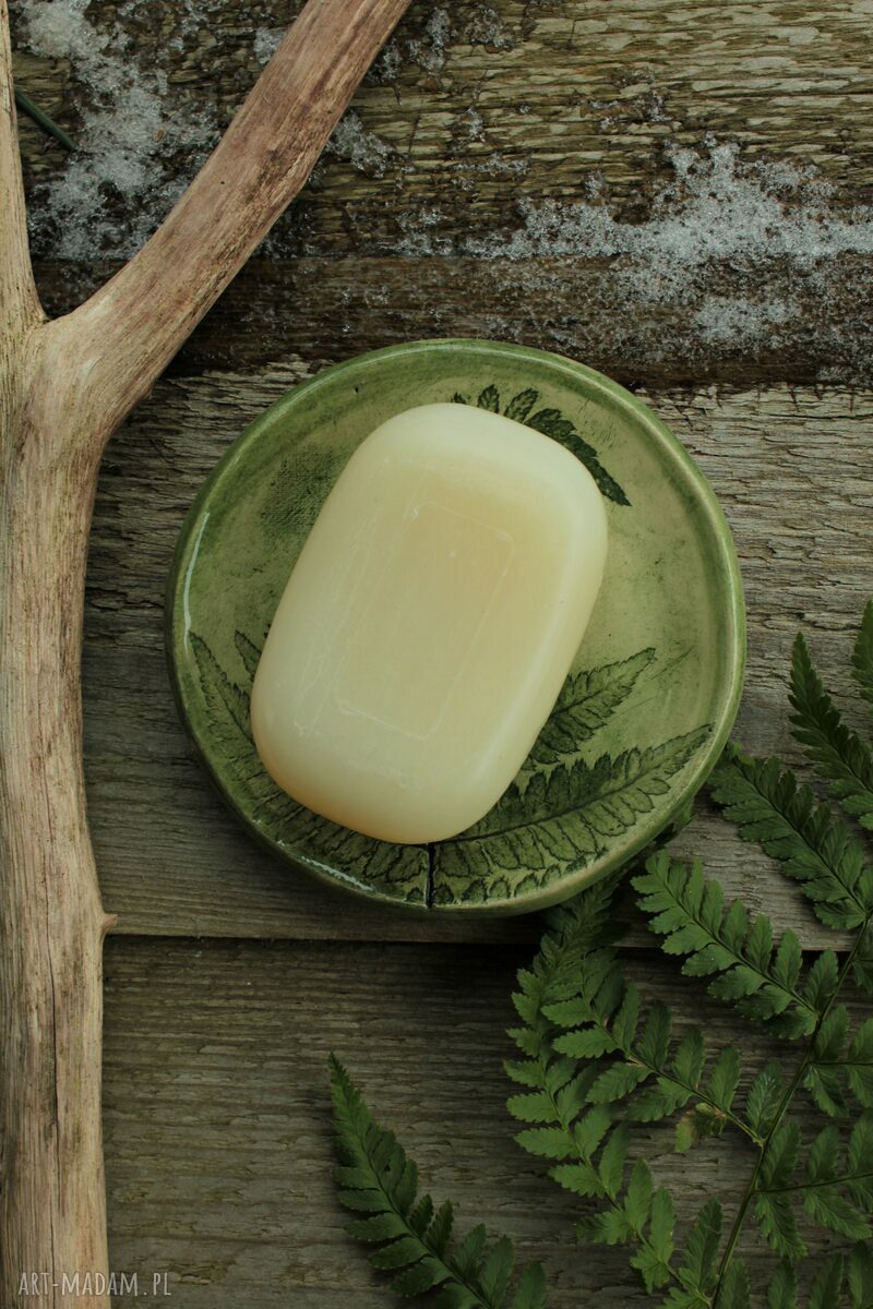 Mydelniczka Paproć - handmade ceramika do łazienki