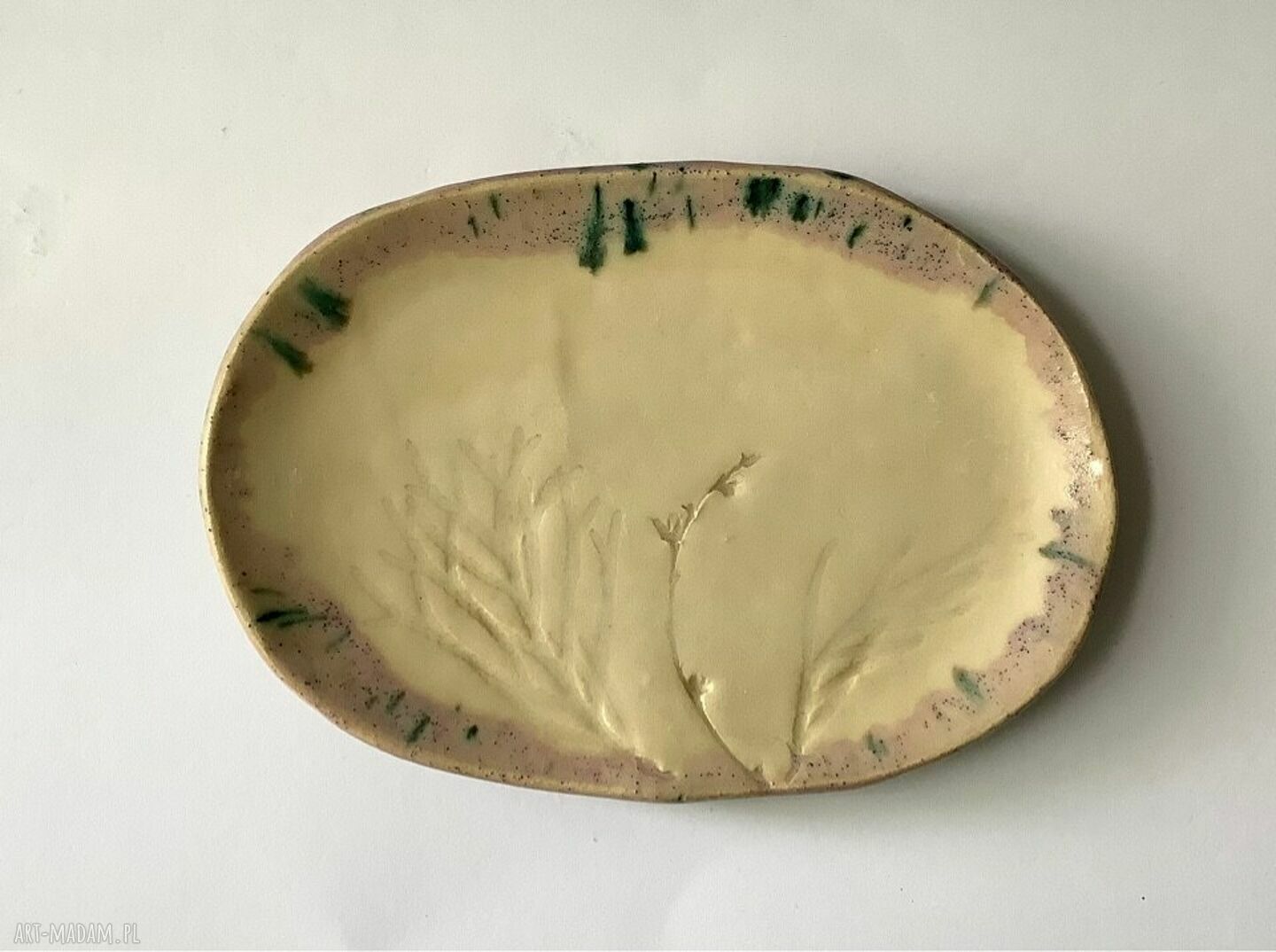 Mydelniczka ceramiczna - spodeczek pod palo santo i drobiazgi