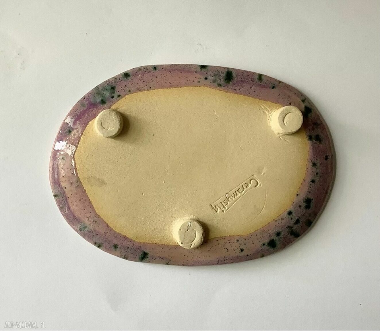 Mydelniczka ceramiczna - spodeczek pod palo santo i drobiazgi