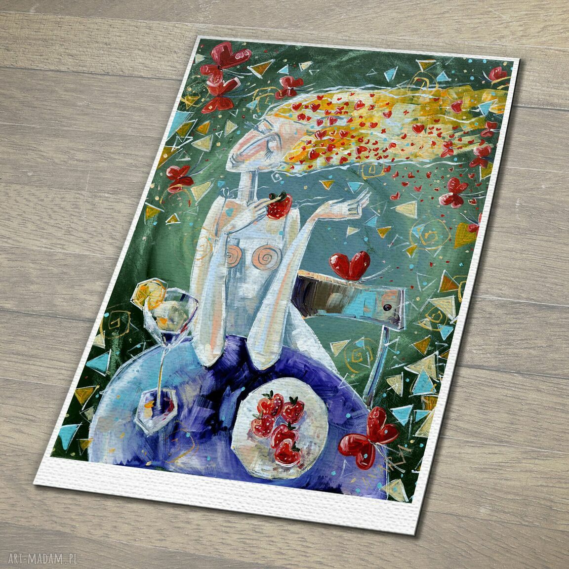 Myśli kobiety - plakat do wnętrz Marina Czajkowska