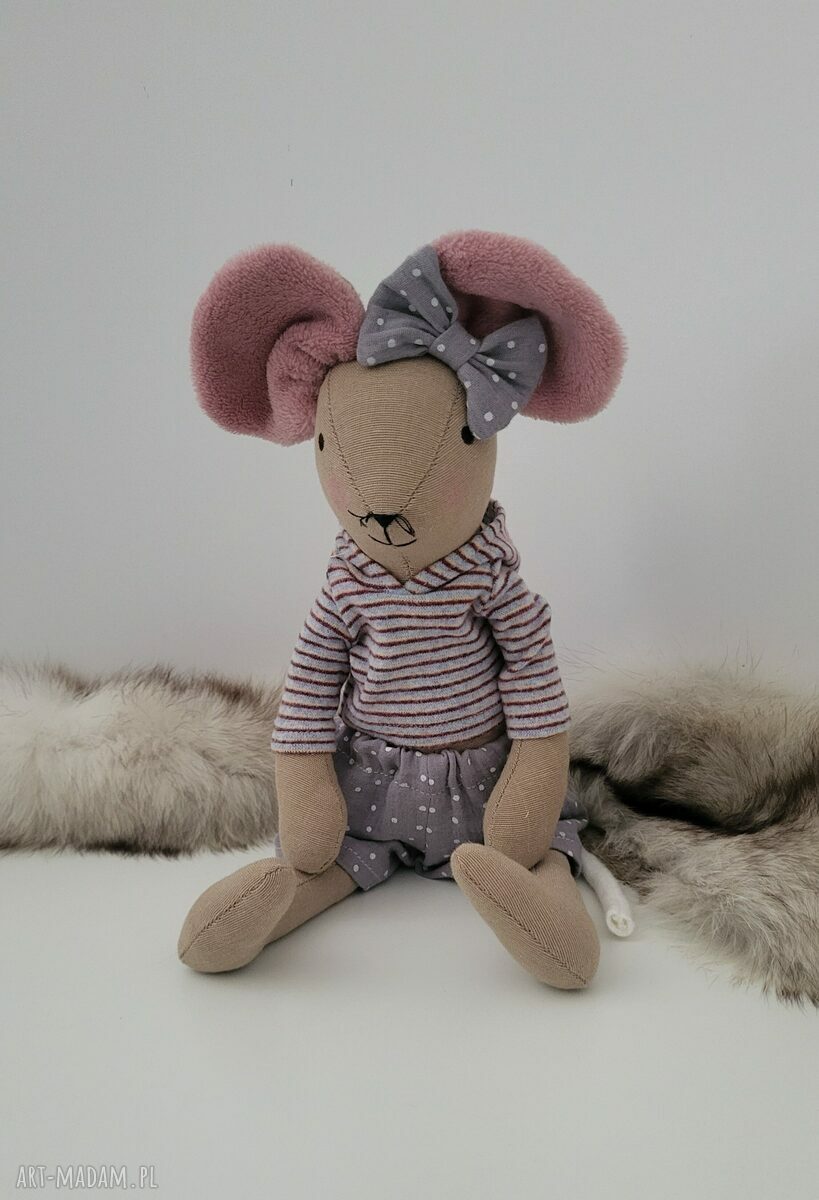 Myszka 43 cm przytulanka z personalizacją na Wielkanoc
